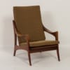Organic Teak Easy Chair with High Back by The Ster, 1960s