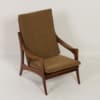 Organic Teak Easy Chair with High Back by The Ster, 1960s