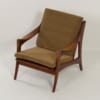 Organic Teak Easy Chair with Low Back by De Ster, 1960s