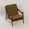 Organic Teak Easy Chair with Low Back by De Ster, 1960s