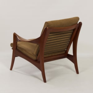 Organic Teak Easy Chair with Low Back by De Ster, 1960s
