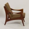 Organic Teak Easy Chair with Low Back by De Ster, 1960s