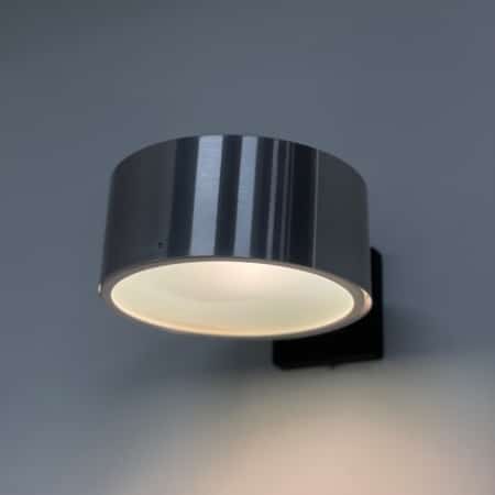 Raak wall lamp model C-1506 in Aluminum and Glass, 1960s