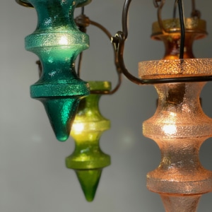 Stalactite Pendant Lamp by Nanny Still for Massive &#038; Val Saint Lambert, 1960s