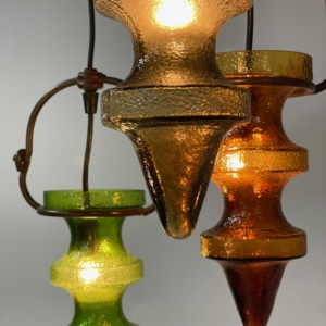 Stalactite Pendant Lamp by Nanny Still for Massive &#038; Val Saint Lambert, 1960s