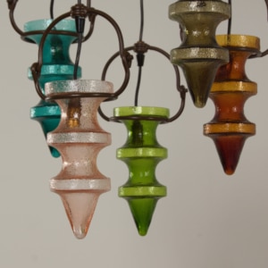 Stalactite Pendant Lamp by Nanny Still for Massive &#038; Val Saint Lambert, 1960s