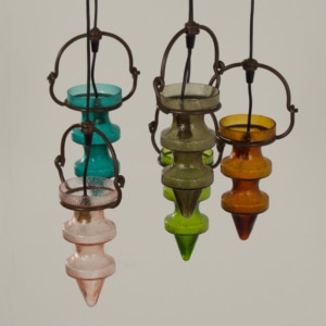 Stalactite Pendant Lamp by Nanny Still for Massive &#038; Val Saint Lambert, 1960s