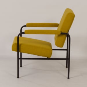 Yellow G 3015 Chair by W.H. Gispen for Riemersma, 1960s