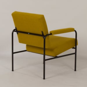 Yellow G 3015 Chair by W.H. Gispen for Riemersma, 1960s