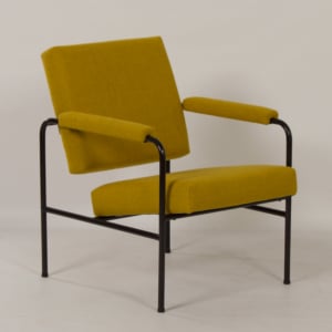 Yellow G 3015 Chair by W.H. Gispen for Riemersma, 1960s