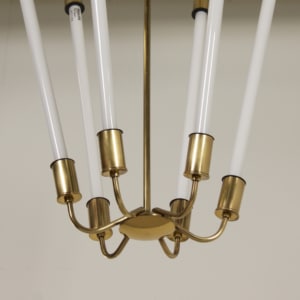 Bauhaus TL Pendant KH 620 in Brass by the Technische Unie, 1950s