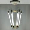 Bauhaus TL Pendant KH 620 in Brass by the Technische Unie, 1950s