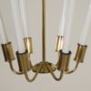 Bauhaus TL Pendant KH 620 in Brass by the Technische Unie, 1950s