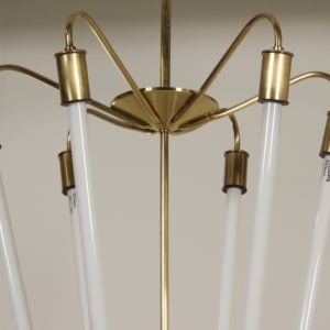 Bauhaus TL Pendant KH 620 in Brass by the Technische Unie, 1950s