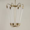 Bauhaus TL Pendant KH 620 in Brass by the Technische Unie, 1950s