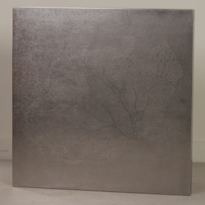 Coffee Table with Etched Metal Top by Heinz Lilienthal, 1970s