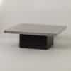 Coffee Table with Etched Metal Top by Heinz Lilienthal, 1970s