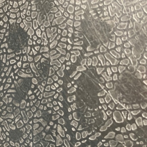 Coffee Table with Etched Metal Top by Heinz Lilienthal, 1970s