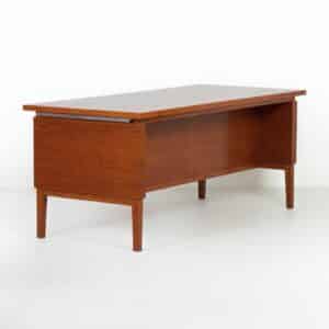 Vintage Mahogany executive desk &#8211; 1970s design, 180&#215;80 cm, extendable top