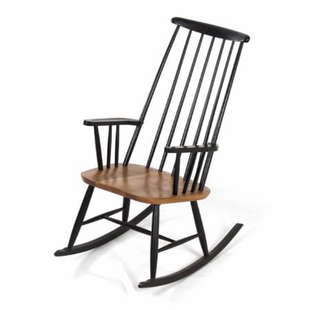 Danish Rocking Chair Attributed to Ilmari Tapiovaara, 1960s