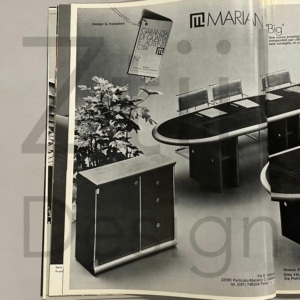 Executive Desk &#8216;BiG&#8217; by G. Faleschini for i4 Mariani Italy, 2000s | 5-Piece