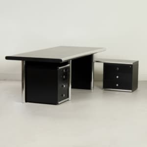 Executive Desk &#8216;BiG&#8217; by G. Faleschini for i4 Mariani Italy, 2000s | 5-Piece