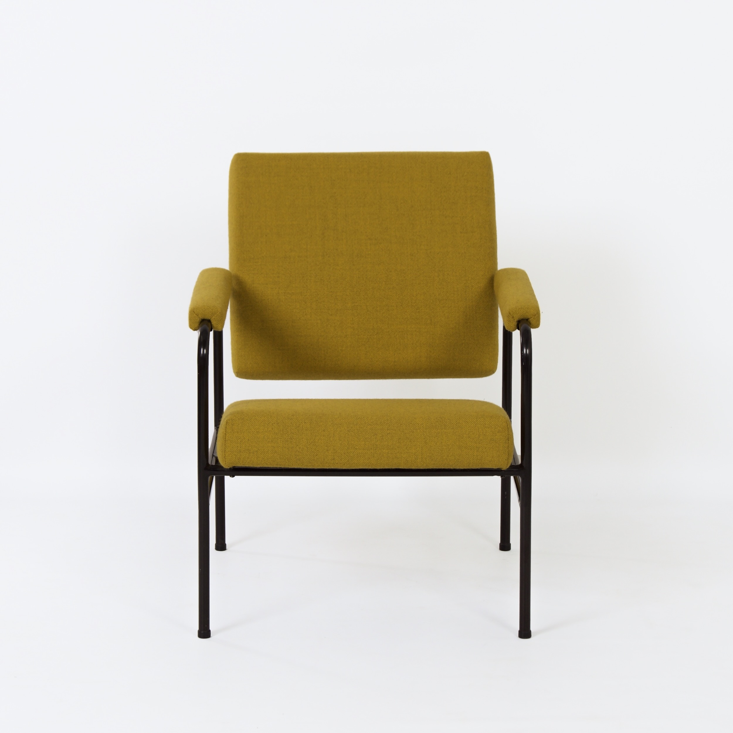 Yellow G 3015 Armchair by W.H. Gispen for Riemersma from the 1960s