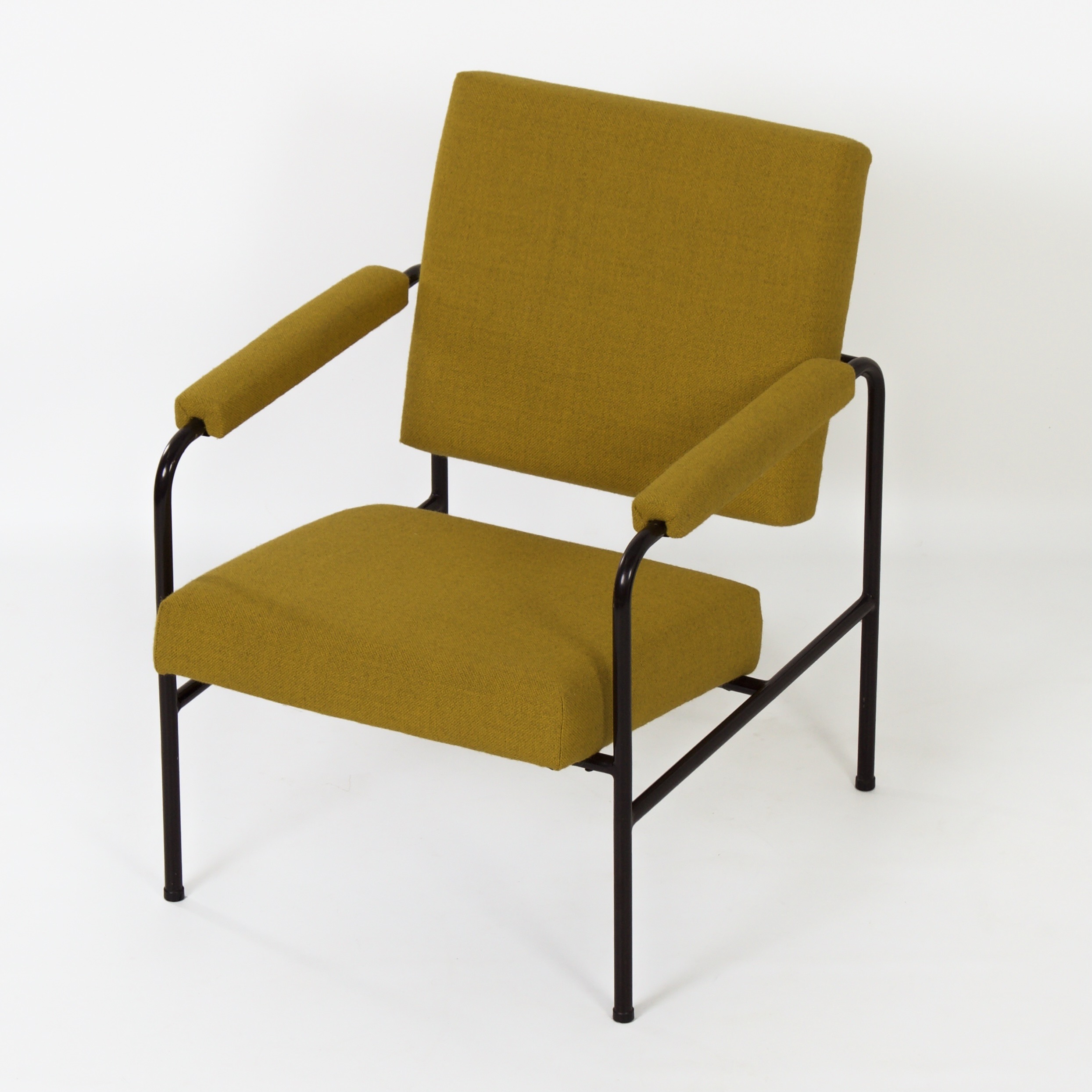 Yellow G 3015 Armchair by W.H. Gispen for Riemersma from the 1960s