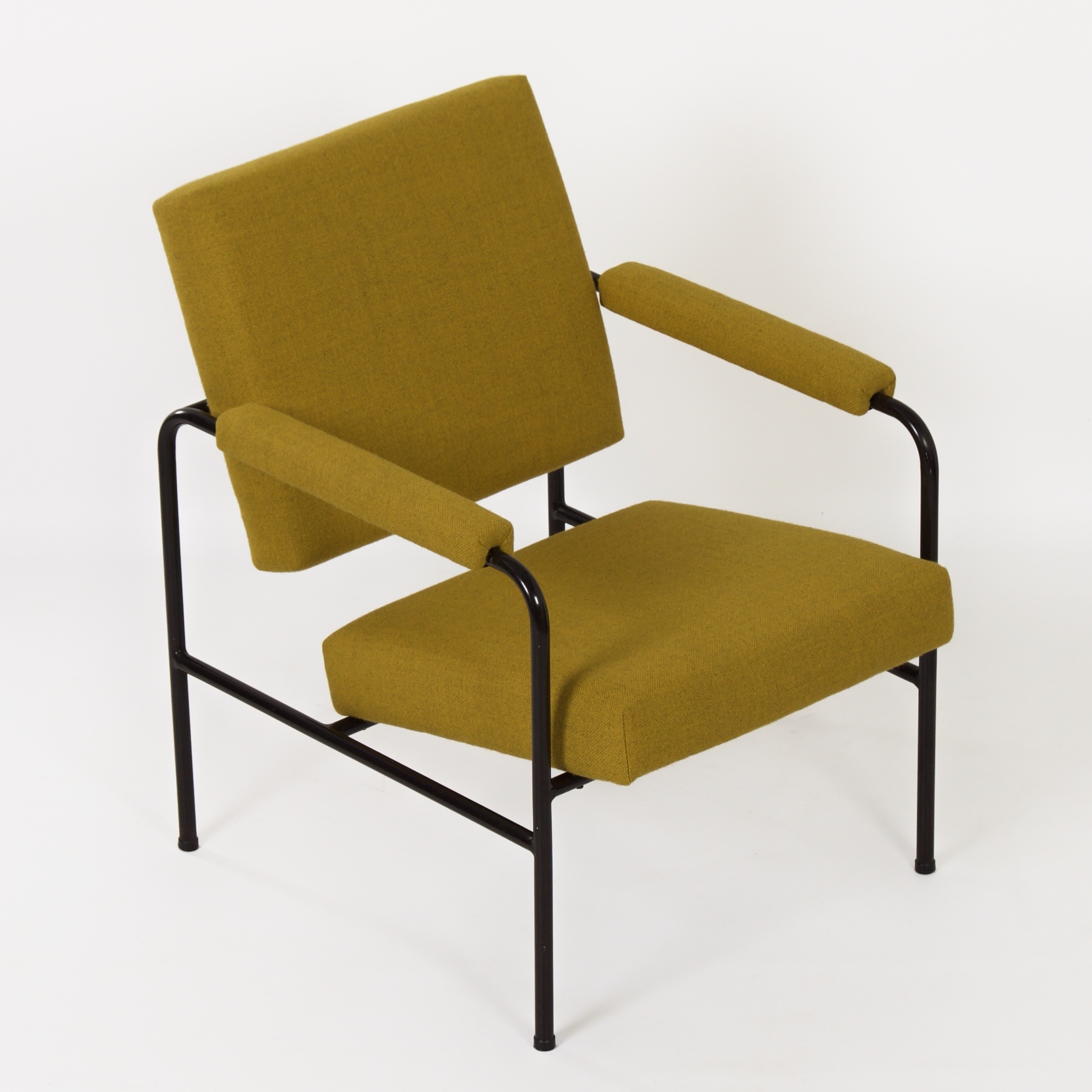 Yellow G 3015 Armchair by W.H. Gispen for Riemersma from the 1960s