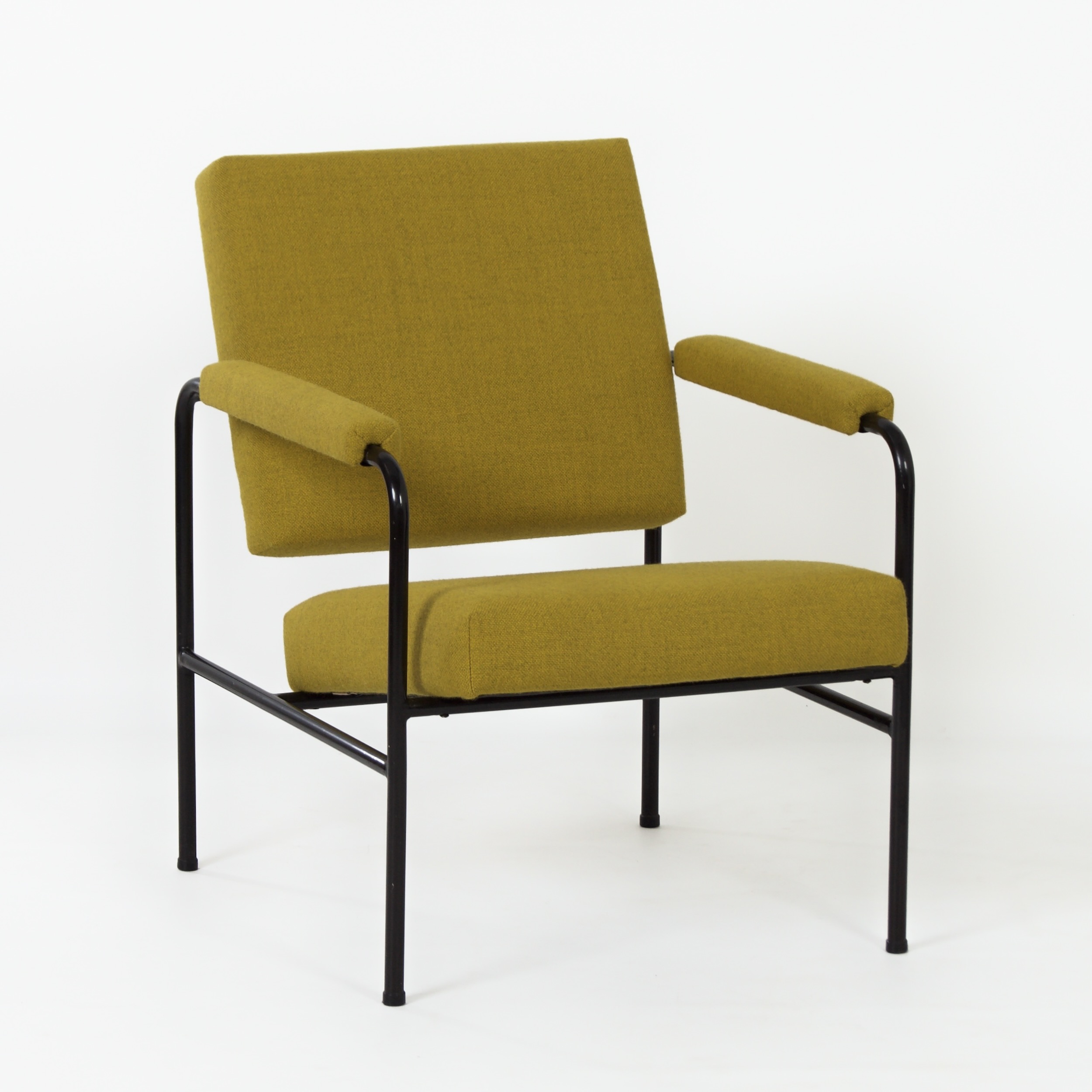 Yellow G 3015 Armchair by W.H. Gispen for Riemersma from the 1960s