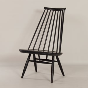 Black Mademoiselle Chair by Ilmari Tapiovaara for Asko, 1960s
