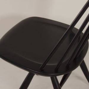 Black Mademoiselle Chair by Ilmari Tapiovaara for Asko, 1960s