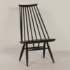 Black Mademoiselle Chair by Ilmari Tapiovaara for Asko, 1960s