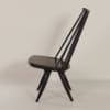 Black Mademoiselle Chair by Ilmari Tapiovaara for Asko, 1960s