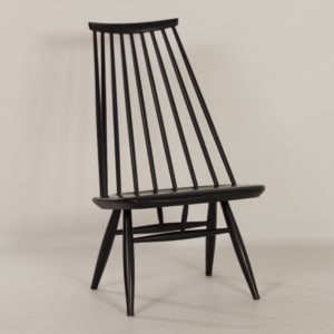 Black Mademoiselle Chair by Ilmari Tapiovaara for Asko, 1960s