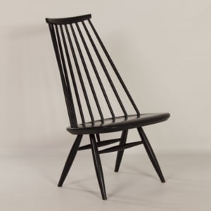 Black Mademoiselle Chair by Ilmari Tapiovaara for Asko, 1960s