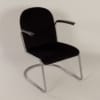 Original 413 Cantilever Armchair by W.H. Gispen for Gispen, 1950s &#8211; Reupholstered with Rib