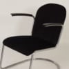 Original 413 Cantilever Armchair by W.H. Gispen for Gispen, 1950s &#8211; Reupholstered with Rib
