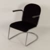 Original 413 Cantilever Armchair by W.H. Gispen for Gispen, 1950s &#8211; Reupholstered with Rib
