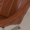 Modello Swivel Chair by Rudolf Wolf for Rohé Noordwolde, 1960s &#8211; Brown Leather Upholstery