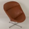 Modello Swivel Chair by Rudolf Wolf for Rohé Noordwolde, 1960s &#8211; Brown Leather Upholstery