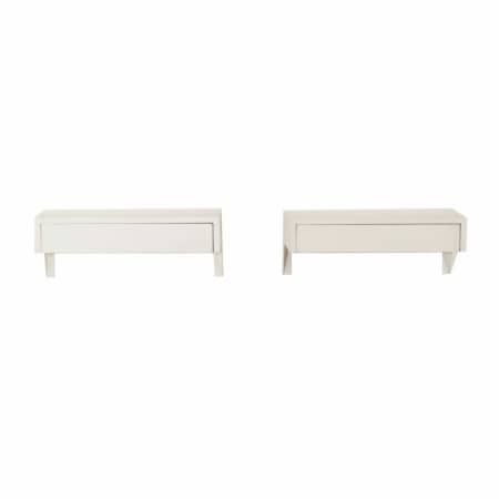 White Wall Mounted Bedside cabinet model DD01 by Martin Visser for 't Spectrum, 1950s