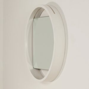 White Wall mirror DZ84 by Benno Premsela for &#8216;t Spectrum, 1960s