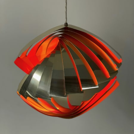 Danish Konkylie Pendant by Louis Weisdorf for Lyfa, 1960s