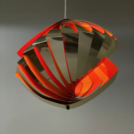 Danish Konkylie Pendant by Louis Weisdorf for Lyfa, 1960s