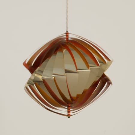 Danish Konkylie Pendant by Louis Weisdorf for Lyfa, 1960s