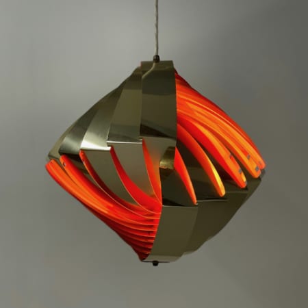 Danish Konkylie Pendant by Louis Weisdorf for Lyfa, 1960s