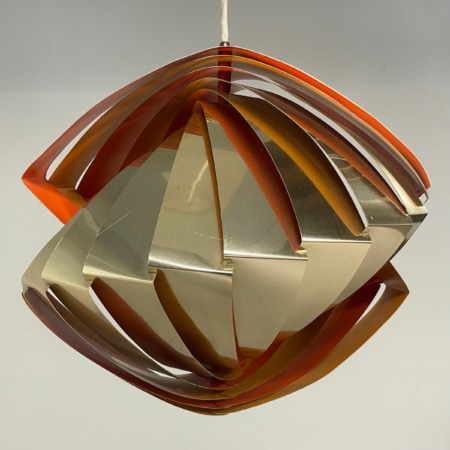 Danish Konkylie Pendant by Louis Weisdorf for Lyfa, 1960s