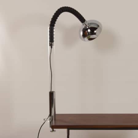 Chrome Table  Lamp with Flexible Arm from Cosack, 1970s