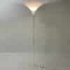 White Plexiglass Floor Lamp by Harco Loor, 1980s